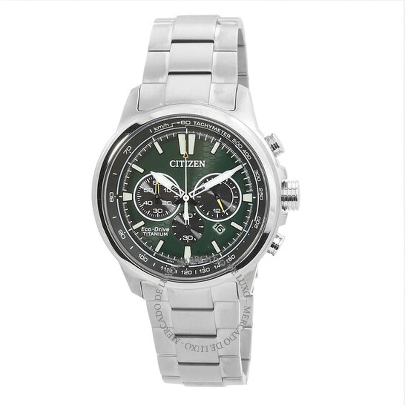 Relógio Cronógrafo Super Titanium Eco-Drive Mostrador Verde 44 mm - Mercado de Luxo - O Maior E-Commerce de Bens, Produtos e Serviços de Luxo do Brasil.