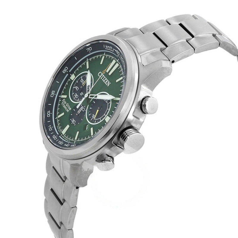 Relógio Cronógrafo Super Titanium Eco-Drive Mostrador Verde 44 mm - Mercado de Luxo - O Maior E-Commerce de Bens, Produtos e Serviços de Luxo do Brasil.