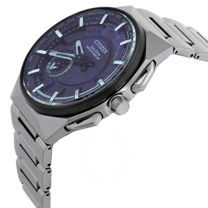 Relógio Satélite Wave X Hora Mundial Perpétua Mostrador Azul 45 mm - Mercado de Luxo - O Maior E-Commerce de Bens, Produtos e Serviços de Luxo do Brasil.