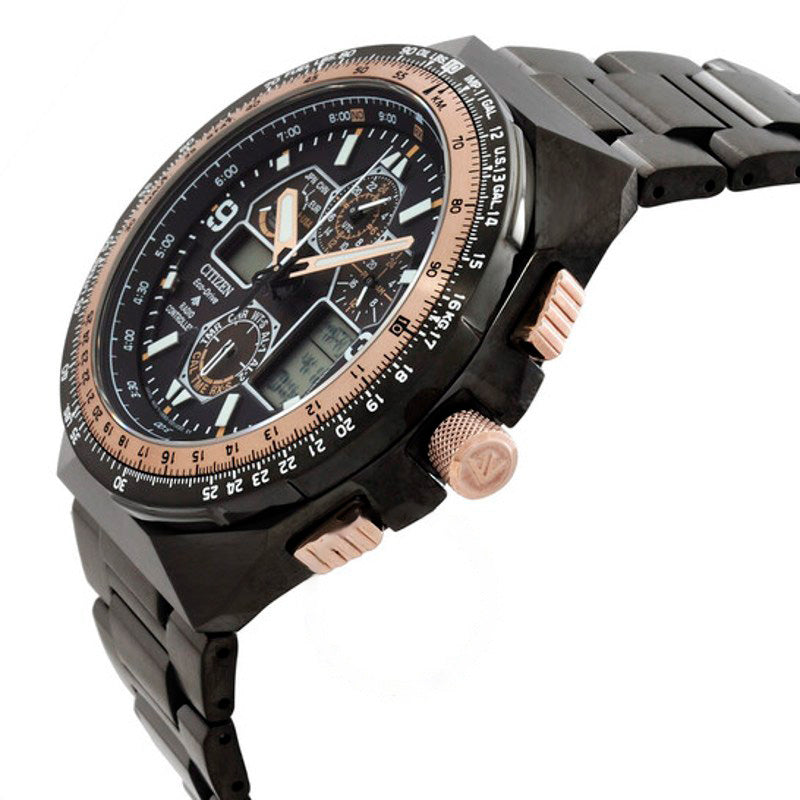 Relógio Promaster Skyhawk AT analógico-digital mostrador preto 45 mm - Mercado de Luxo - O Maior E-Commerce de Bens, Produtos e Serviços de Luxo do Brasil.