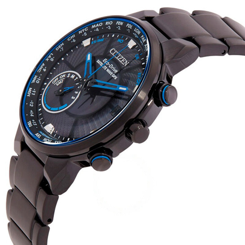 Relógio Satélite Wave Perpetual World Time Mostrador Preto 44 mm - Mercado de Luxo - O Maior E-Commerce de Bens, Produtos e Serviços de Luxo do Brasil.