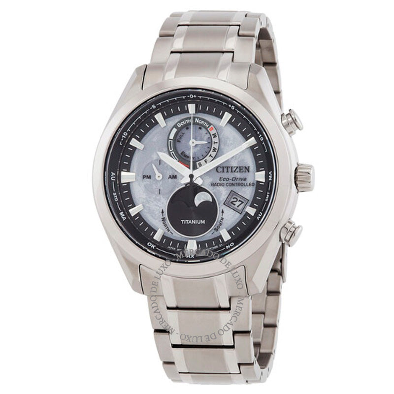 Relógio Tsuki-yomi AT Eco-Drive Hora Mundial Perpétua  - Mercado de Luxo - O Maior E-Commerce de Bens, Produtos e Serviços de Luxo do Brasil.