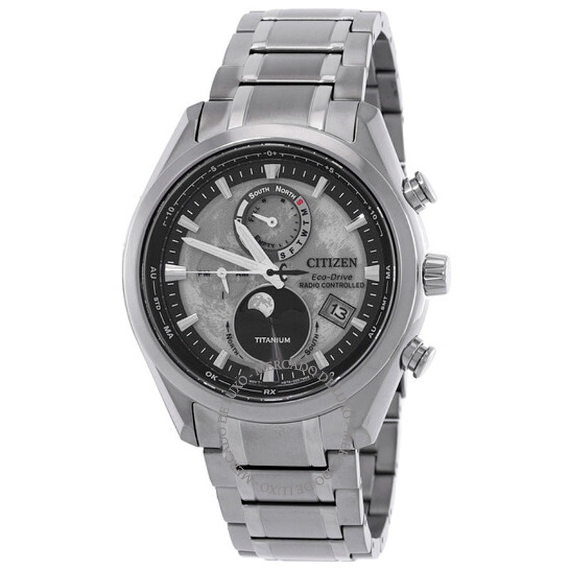 Relógio Tsuki-yomi AT Perpetual World Time Mostrador Cinza 43 mm - Mercado de Luxo - O Maior E-Commerce de Bens, Produtos e Serviços de Luxo do Brasil.