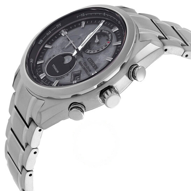 Relógio Tsuki-yomi AT Perpetual World Time Mostrador Cinza 43 mm - Mercado de Luxo - O Maior E-Commerce de Bens, Produtos e Serviços de Luxo do Brasil.
