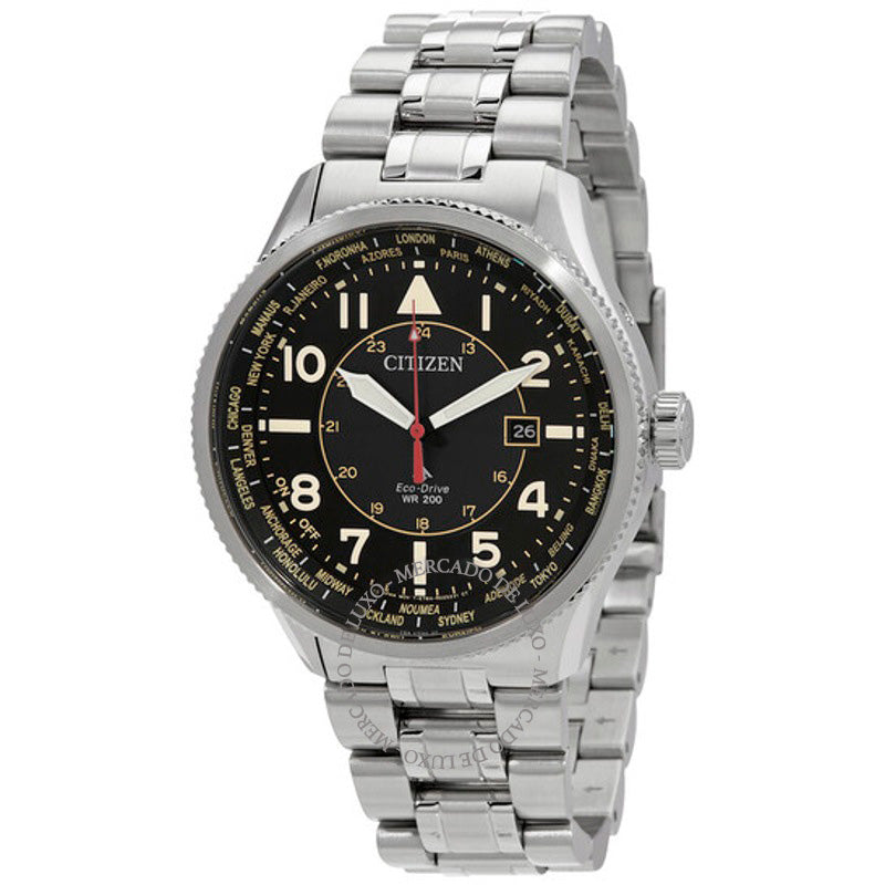 Relógio Promaster Sky Hora Mundial Eco-Drive Mostrador Preto 44 mm - Mercado de Luxo - O Maior E-Commerce de Bens, Produtos e Serviços de Luxo do Brasil.