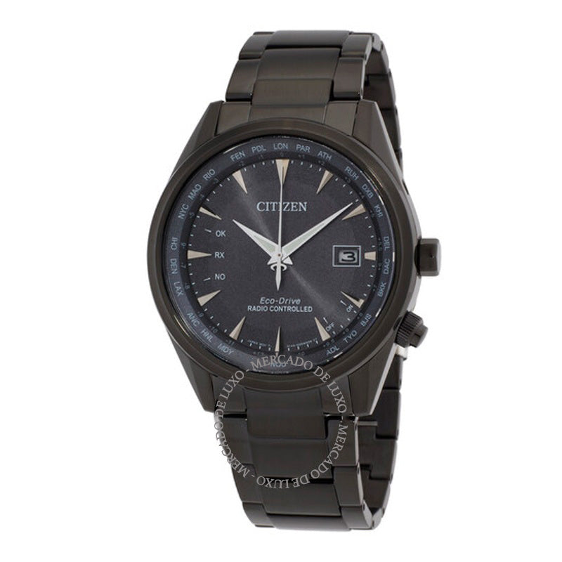 Relógio Hora mundial perpétua GMT Eco-Drive Mostrador preto 43 mm - Mercado de Luxo - O Maior E-Commerce de Bens, Produtos e Serviços de Luxo do Brasil.