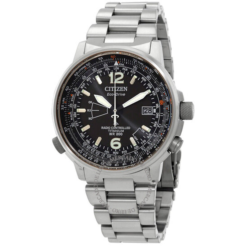 Relógio Hora mundial perpétua GMT Eco-Drive Mostrador preto 43 mm - Mercado de Luxo - O Maior E-Commerce de Bens, Produtos e Serviços de Luxo do Brasil.