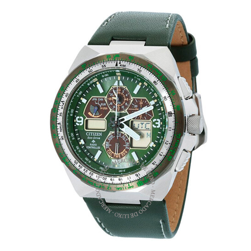 Relógio Promaster Skyhawk AT Cronógrafo Mostrador Verde 46 mm - Mercado de Luxo - O Maior E-Commerce de Bens, Produtos e Serviços de Luxo do Brasil.
