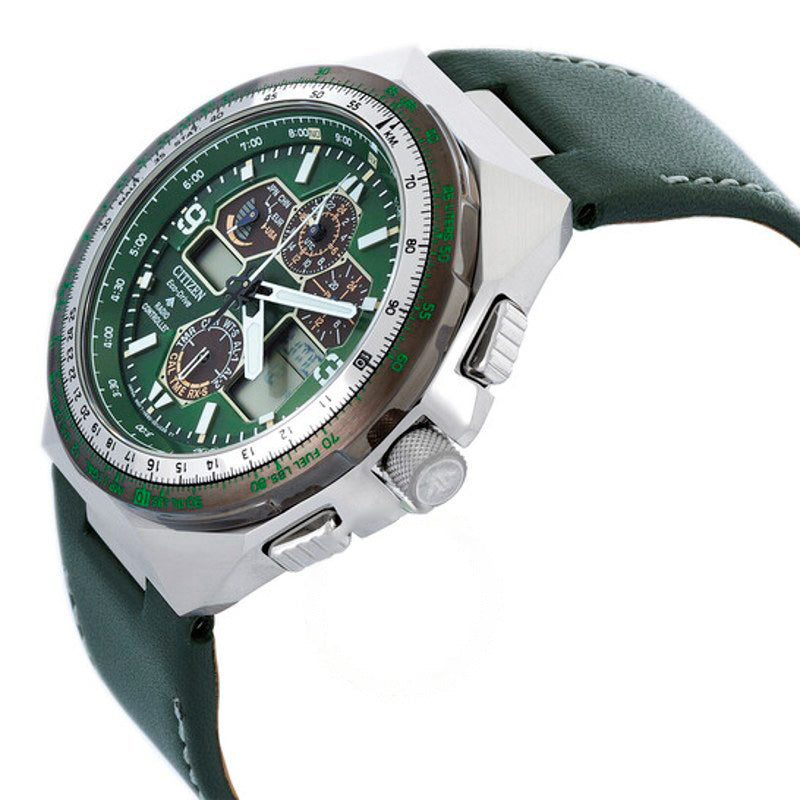 Relógio Promaster Skyhawk AT Cronógrafo Mostrador Verde 46 mm - Mercado de Luxo - O Maior E-Commerce de Bens, Produtos e Serviços de Luxo do Brasil.