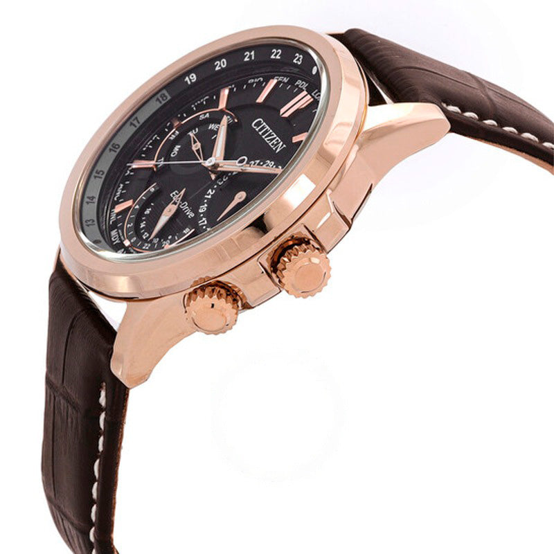 Relógio Eco-Drive Hora Mundial Cronógrafo Mostrador Preto 44 mm - Mercado de Luxo - O Maior E-Commerce de Bens, Produtos e Serviços de Luxo do Brasil.