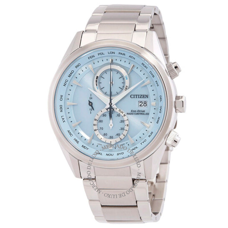 Relógio Cronógrafo Perpetual World Time Mostrador Azul 43 mm - Mercado de Luxo - O Maior E-Commerce de Bens, Produtos e Serviços de Luxo do Brasil.