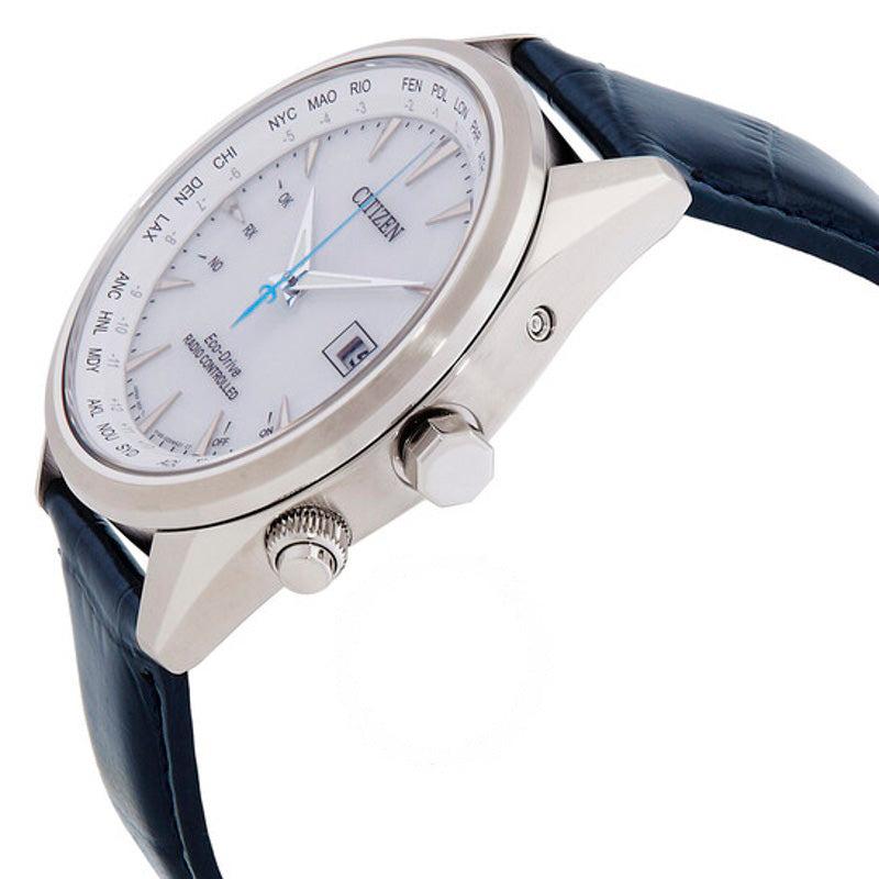 Relógio Eco-Drive Perpetual World Time Mostrador Prateado  - Mercado de Luxo - O Maior E-Commerce de Bens, Produtos e Serviços de Luxo do Brasil.