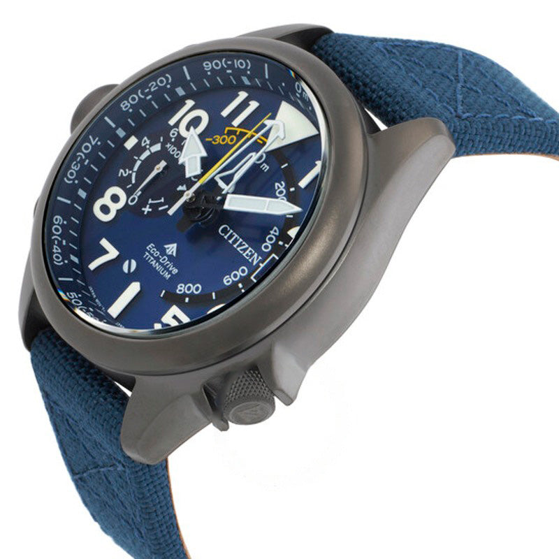 Relógio Promaster Altichron Eco-Drive Mostrador Azul 47 mm - Mercado de Luxo - O Maior E-Commerce de Bens, Produtos e Serviços de Luxo do Brasil.