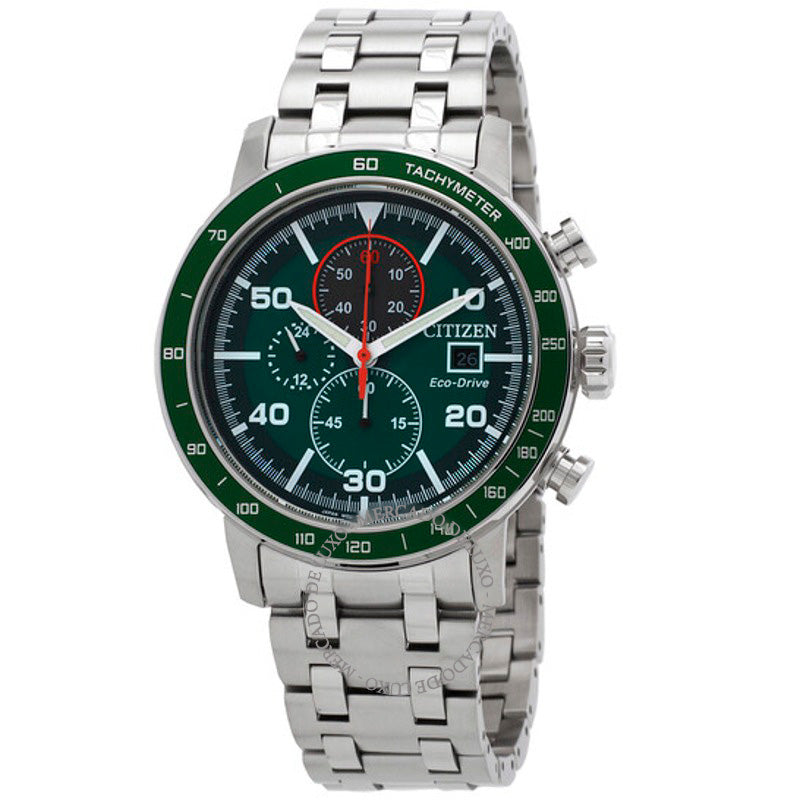 Relógio Cronógrafo Brycen Eco-Drive Mostrador Verde 44 mm - Mercado de Luxo - O Maior E-Commerce de Bens, Produtos e Serviços de Luxo do Brasil.
