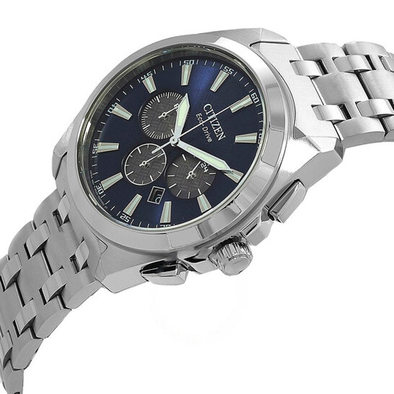 Relógio Peyten Chronograph Eco-Drive Mostrador Azul 41 mm - Mercado de Luxo - O Maior E-Commerce de Bens, Produtos e Serviços de Luxo do Brasil.