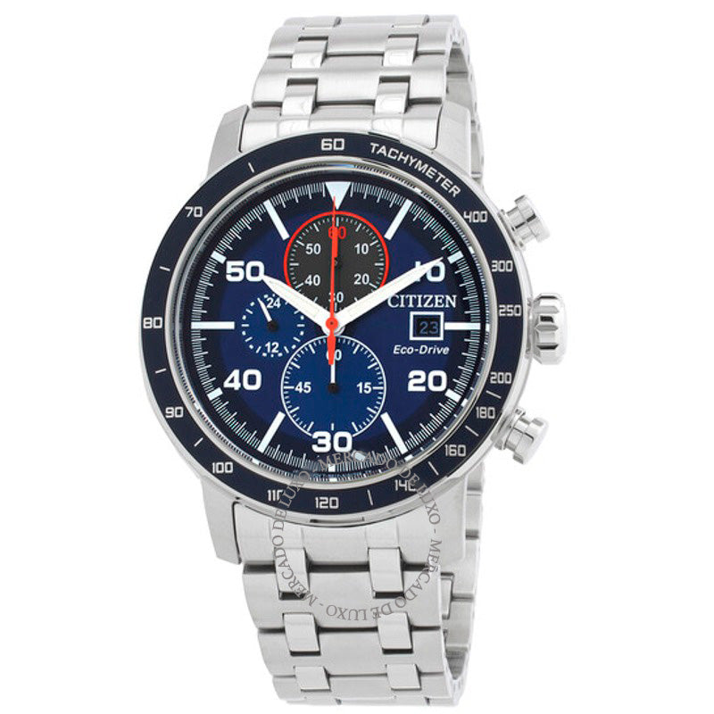 Relógio Cronógrafo Brycen Eco-Drive Mostrador Azul 44 mm - Mercado de Luxo - O Maior E-Commerce de Bens, Produtos e Serviços de Luxo do Brasil.