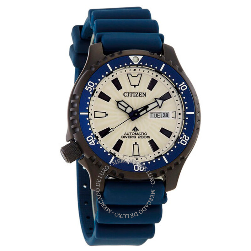 Relógio Promaster Lefty Automático Mostrador Branco 44 mm - Mercado de Luxo - O Maior E-Commerce de Bens, Produtos e Serviços de Luxo do Brasil.