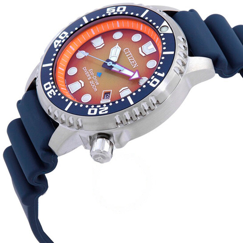 Relógio Promaster Dive Eco-Drive Mostrador Laranja 44 mm - Mercado de Luxo - O Maior E-Commerce de Bens, Produtos e Serviços de Luxo do Brasil.