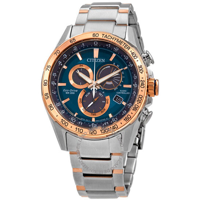 Relógio Cronógrafo PCAT Eco-Drive Mostrador Azul 43 mm - Mercado de Luxo - O Maior E-Commerce de Bens, Produtos e Serviços de Luxo do Brasil.