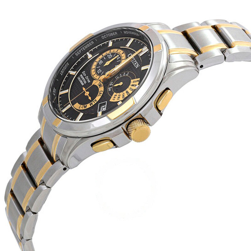 Relógio Alarme perpétuo Eco-Drive com mostrador preto 43 mm - Mercado de Luxo - O Maior E-Commerce de Bens, Produtos e Serviços de Luxo do Brasil.