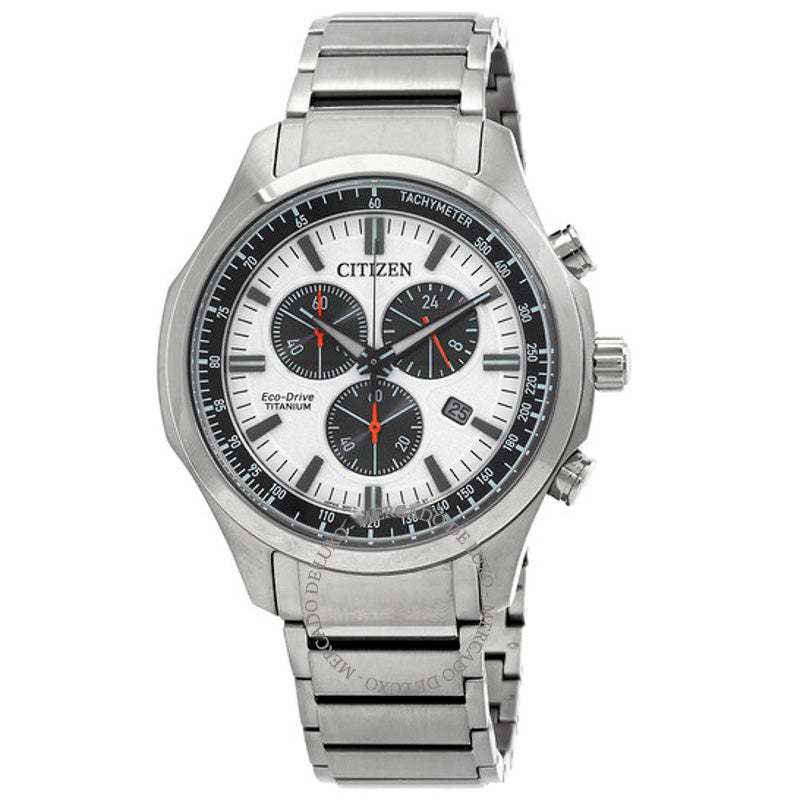 Relógio Cronógrafo GMT Eco-Drive Mostrador Branco 43 mm - Mercado de Luxo - O Maior E-Commerce de Bens, Produtos e Serviços de Luxo do Brasil.