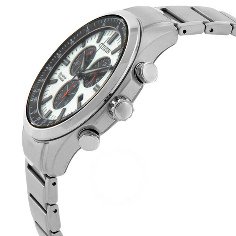 Relógio Cronógrafo GMT Eco-Drive Mostrador Branco 43 mm - Mercado de Luxo - O Maior E-Commerce de Bens, Produtos e Serviços de Luxo do Brasil.