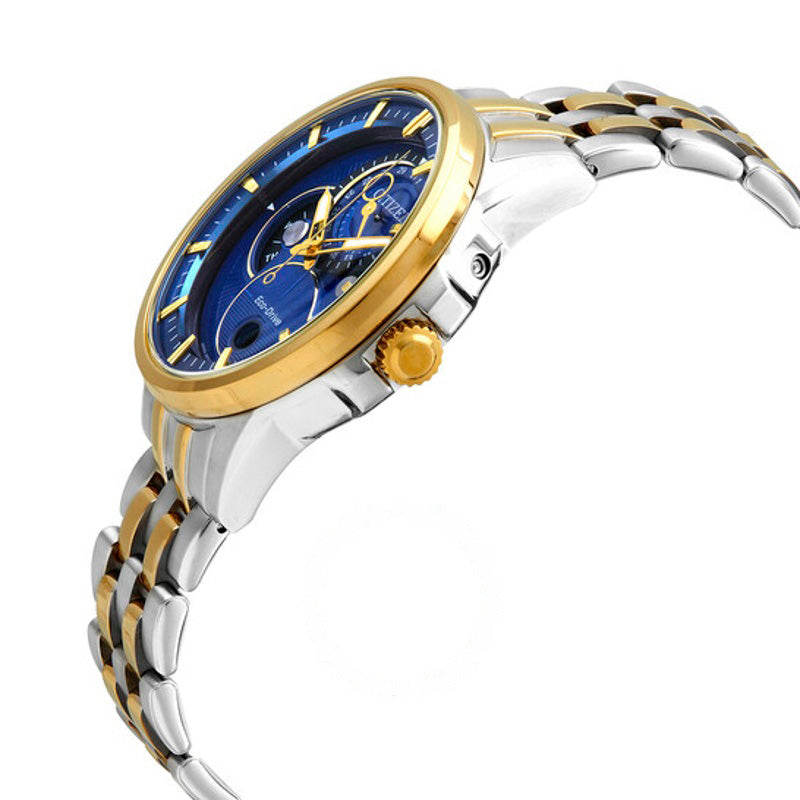 Relógio Calendário Multifuncional Mostrador Azul 44 mm - Mercado de Luxo - O Maior E-Commerce de Bens, Produtos e Serviços de Luxo do Brasil.
