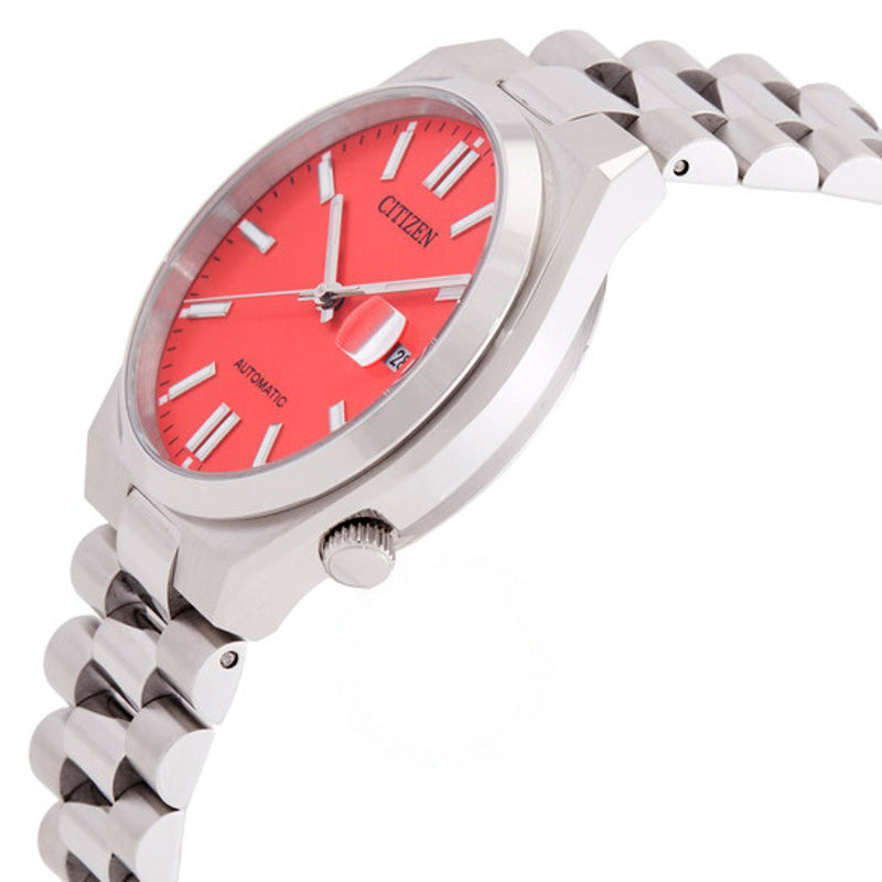 Relógio Tsuyosa Automático Mostrador Vermelho Brilhante 40 mm - Mercado de Luxo - O Maior E-Commerce de Bens, Produtos e Serviços de Luxo do Brasil.