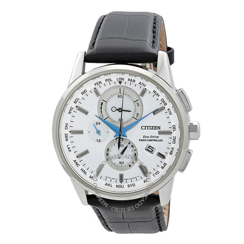 Relógio Cronógrafo Eco-Drive Mostrador Branco 43 mm - Mercado de Luxo - O Maior E-Commerce de Bens, Produtos e Serviços de Luxo do Brasil.