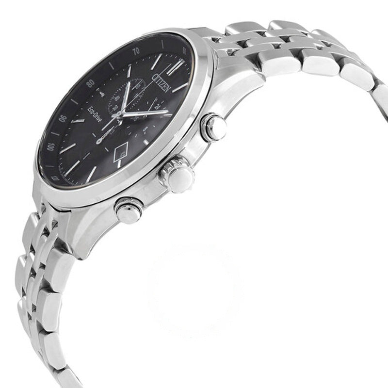 Relógio Cronógrafo Eco-Drive Mostrador Preto 42 mm - Mercado de Luxo - O Maior E-Commerce de Bens, Produtos e Serviços de Luxo do Brasil.