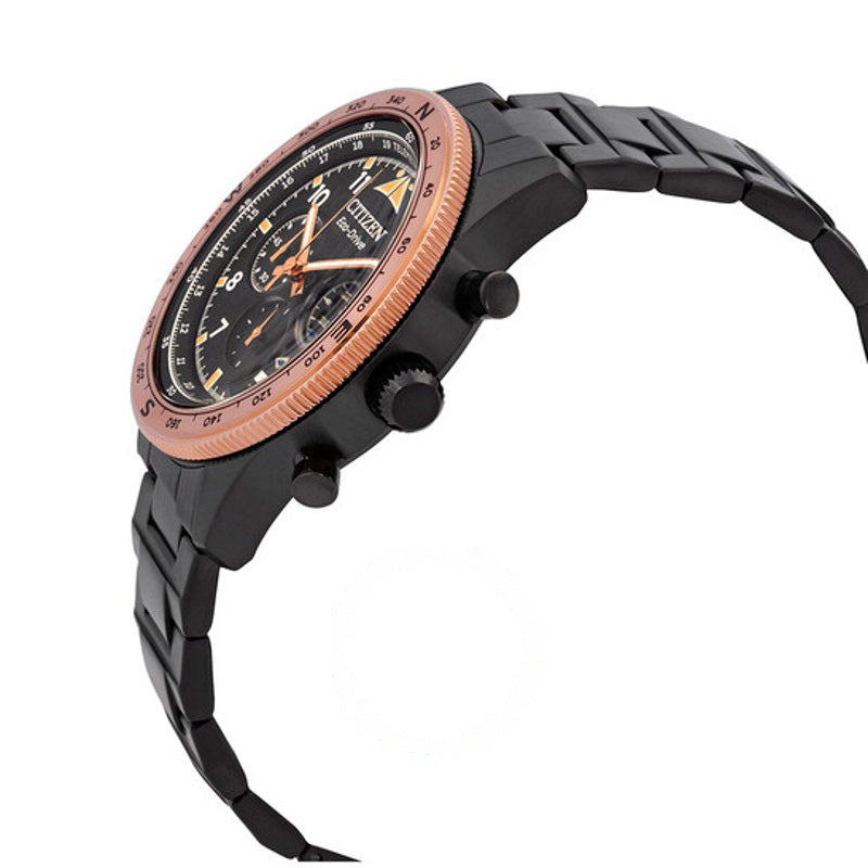 Relógio Cronógrafo Eco-Drive Mostrador Preto 43 mm - Mercado de Luxo - O Maior E-Commerce de Bens, Produtos e Serviços de Luxo do Brasil.