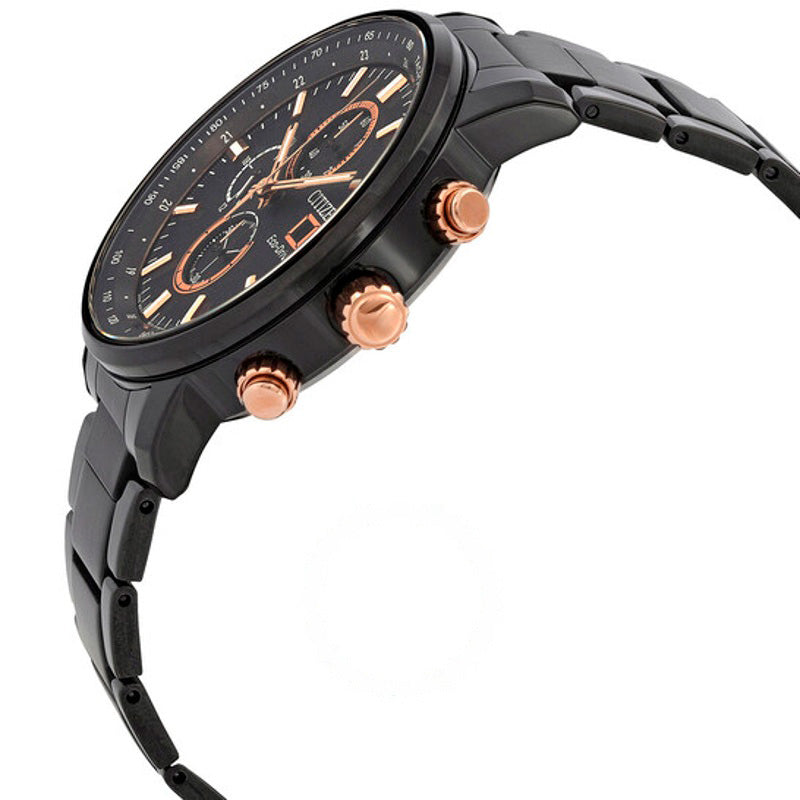 Relógio Cronógrafo Eco-Drive Mostrador Preto 43 mm - Mercado de Luxo - O Maior E-Commerce de Bens, Produtos e Serviços de Luxo do Brasil.
