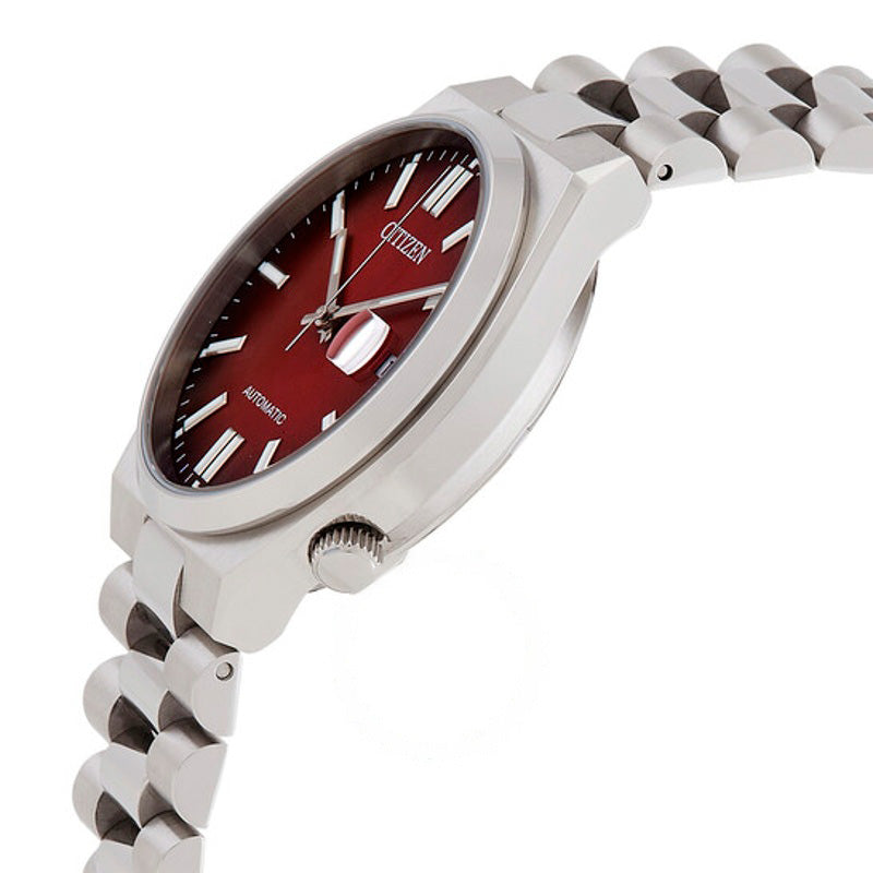 Relógio Mostrador automático Tsuyosa Borgonha 40 mm - Mercado de Luxo - O Maior E-Commerce de Bens, Produtos e Serviços de Luxo do Brasil.