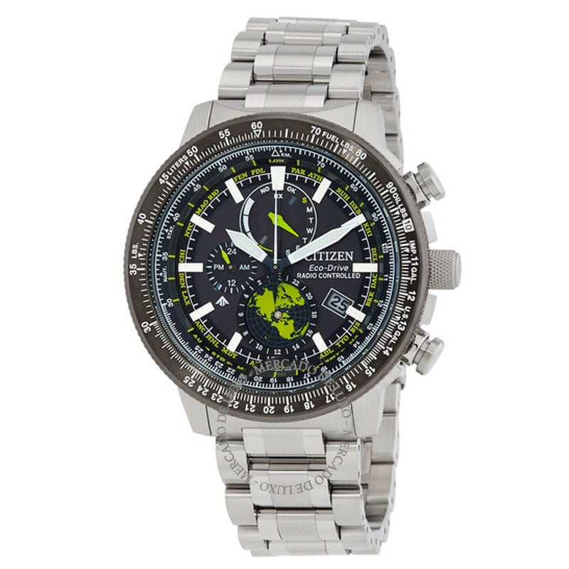 Relógio Promaster Hora Mundial Mostrador Preto 46 mm - Mercado de Luxo - O Maior E-Commerce de Bens, Produtos e Serviços de Luxo do Brasil.