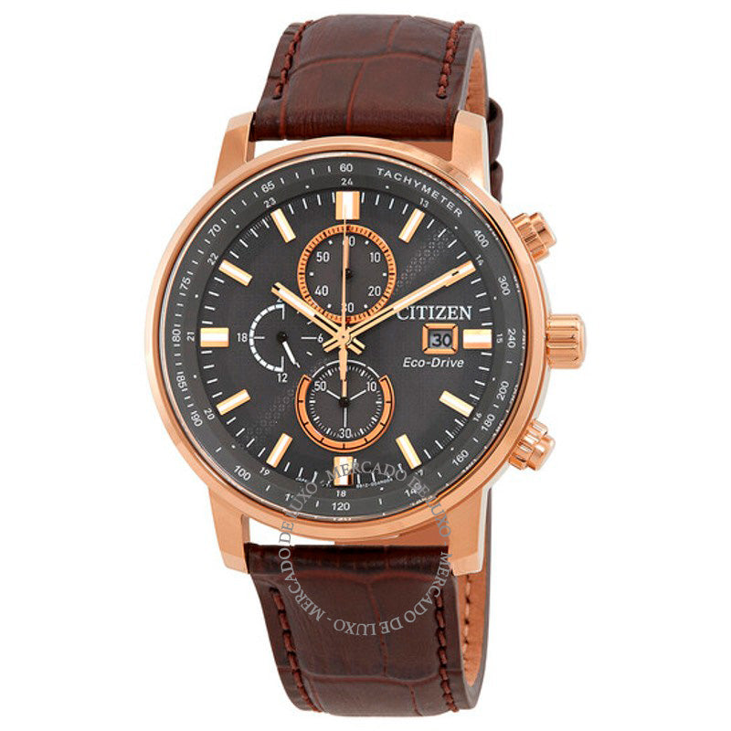Relógio Cronógrafo Eco-Drive Mostrador Cinza 43 mm - Mercado de Luxo - O Maior E-Commerce de Bens, Produtos e Serviços de Luxo do Brasil.