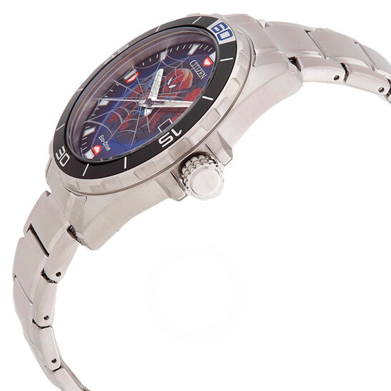 Relógio Mostrador Azul Eco-Drive do Homem-Aranha 44 mm - Mercado de Luxo - O Maior E-Commerce de Bens, Produtos e Serviços de Luxo do Brasil.
