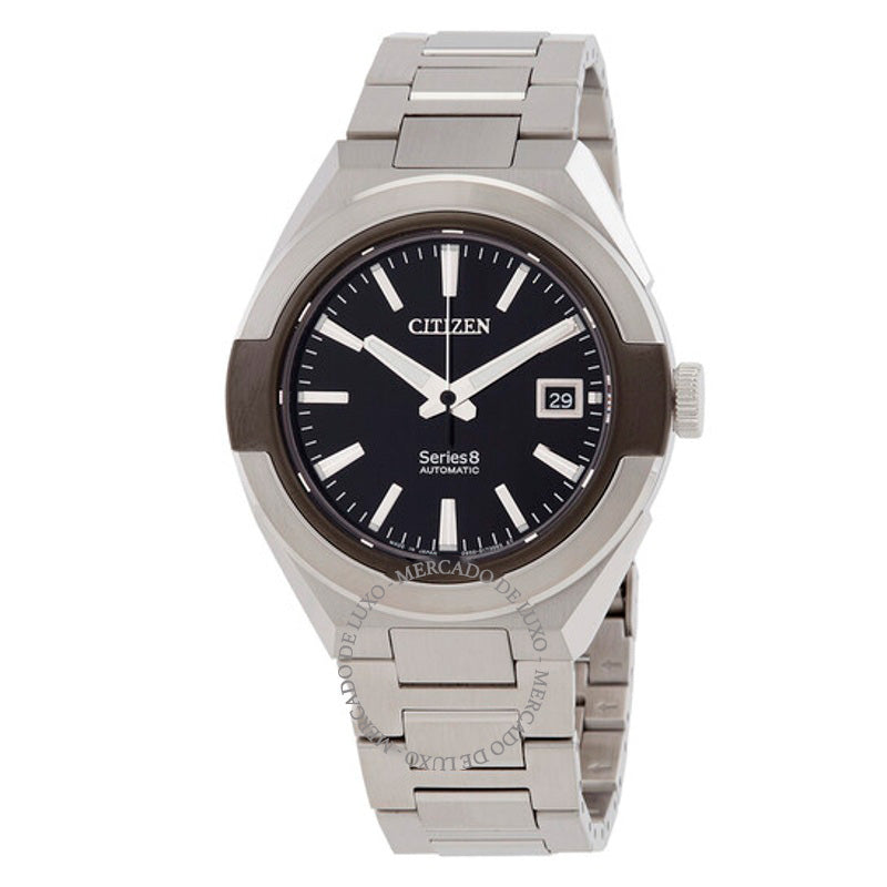 Relógio Série 8 Automático Mostrador Preto 40 mm - Mercado de Luxo - O Maior E-Commerce de Bens, Produtos e Serviços de Luxo do Brasil.