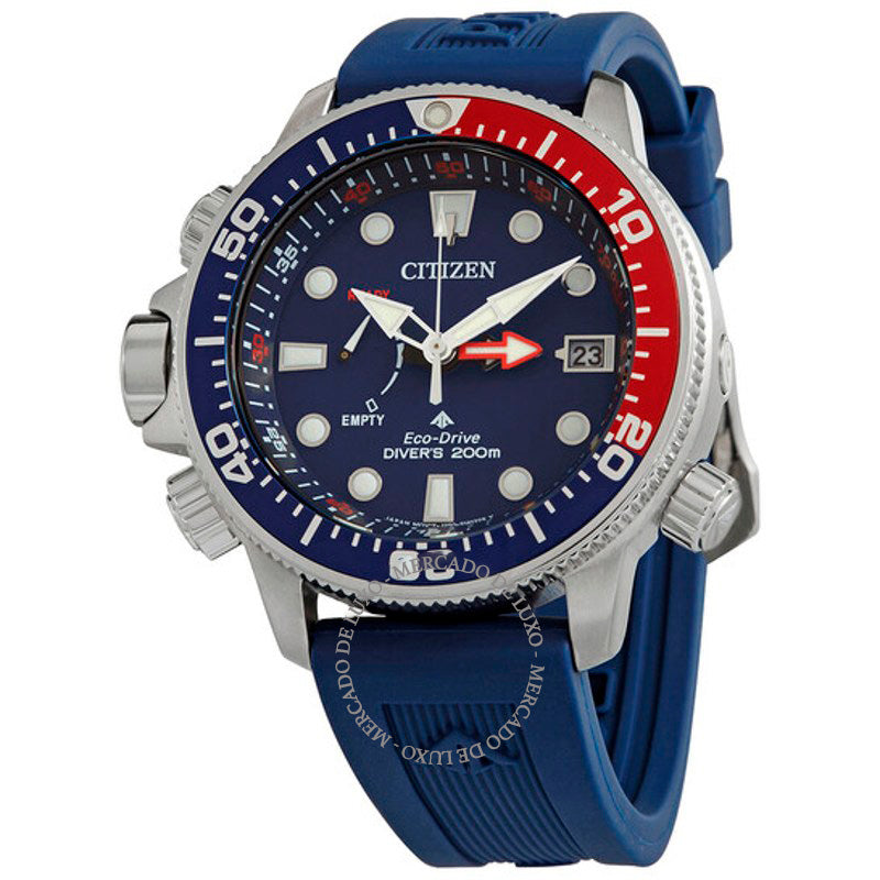 Relógio Promaster Eco-Drive Mostrador Azul 46 mm - Mercado de Luxo - O Maior E-Commerce de Bens, Produtos e Serviços de Luxo do Brasil.