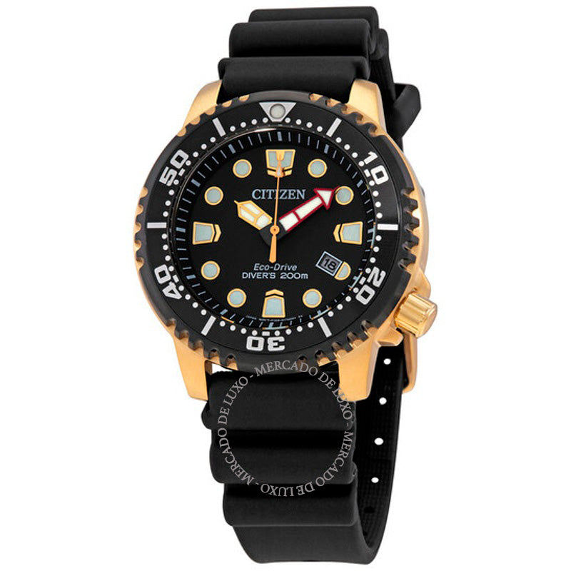 Relógio Mergulhador profissional com mostrador preto 44 mm - Mercado de Luxo - O Maior E-Commerce de Bens, Produtos e Serviços de Luxo do Brasil.