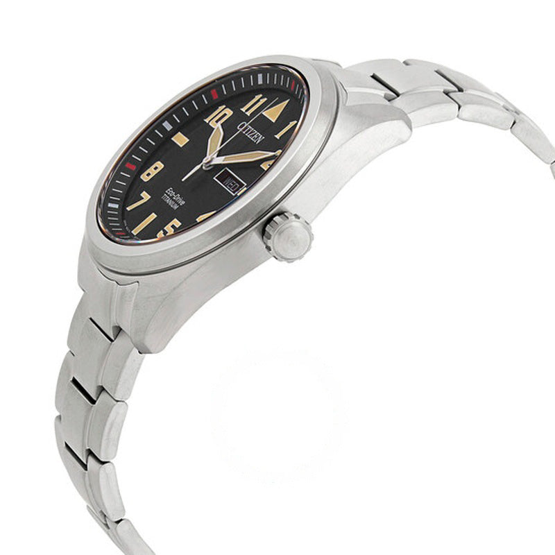 Relógio Eco-Drive Garrison Mostrador Preto 42 mm - Mercado de Luxo - O Maior E-Commerce de Bens, Produtos e Serviços de Luxo do Brasil.