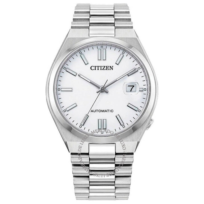 Relógio Tsuyosa Automático Mostrador Branco 40 mm - Mercado de Luxo - O Maior E-Commerce de Bens, Produtos e Serviços de Luxo do Brasil.