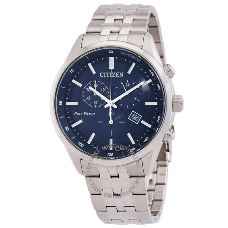 Relógio Cronógrafo GMT Mostrador Azul 42 mm - Mercado de Luxo - O Maior E-Commerce de Bens, Produtos e Serviços de Luxo do Brasil.