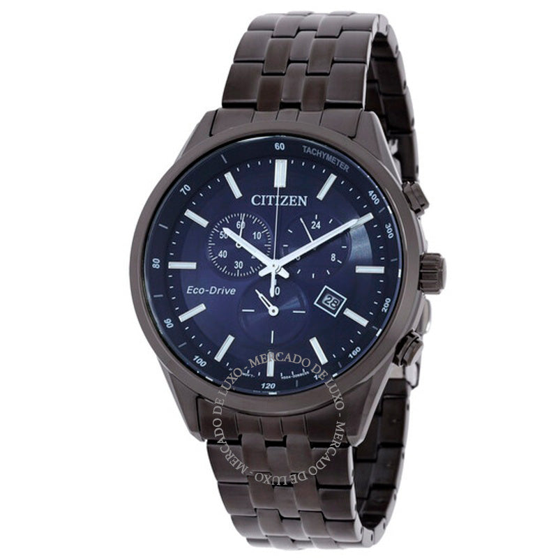 Relógio Cronógrafo GMT Mostrador Azul 42 mm - Mercado de Luxo - O Maior E-Commerce de Bens, Produtos e Serviços de Luxo do Brasil.