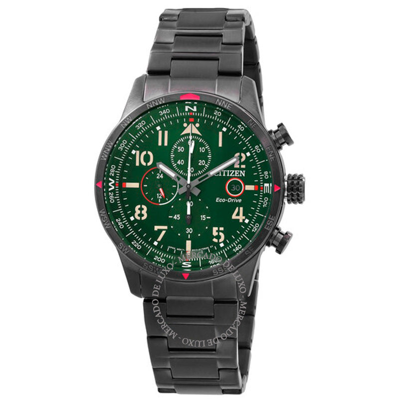 Relógio Cronógrafo Mostrador Verde 43 mm - Mercado de Luxo - O Maior E-Commerce de Bens, Produtos e Serviços de Luxo do Brasil.
