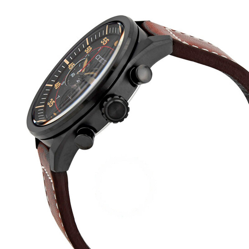 Relógio Cronógrafo Mostrador Preto 45 mm - Mercado de Luxo - O Maior E-Commerce de Bens, Produtos e Serviços de Luxo do Brasil.