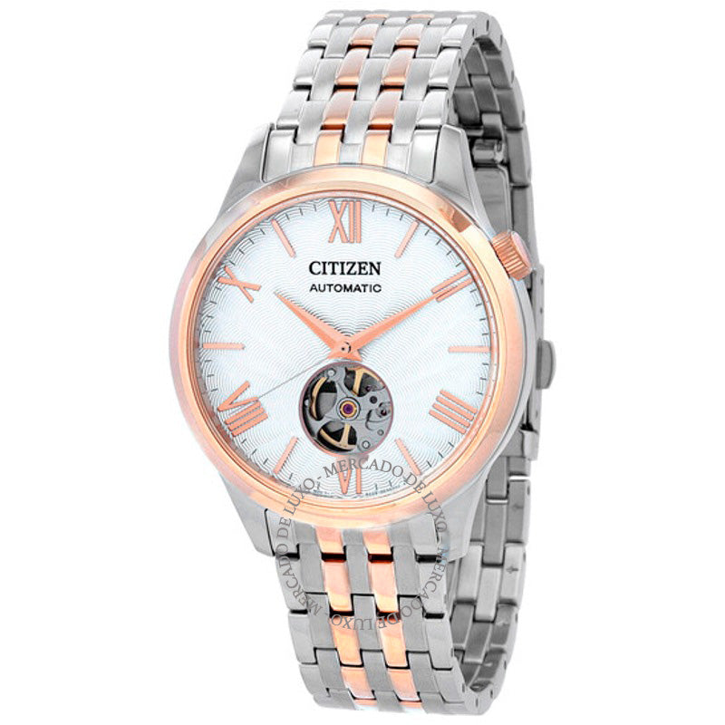 Relógio Mostrador branco automático 40 mm - Mercado de Luxo - O Maior E-Commerce de Bens, Produtos e Serviços de Luxo do Brasil.