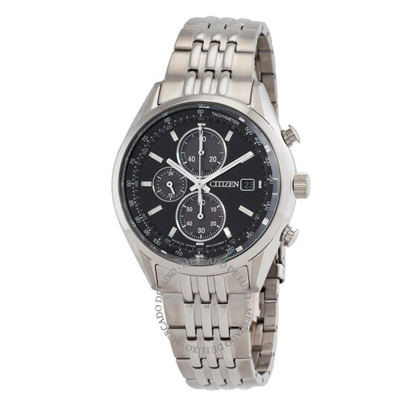 Relógio Mostrador preto 40 mm - Mercado de Luxo - O Maior E-Commerce de Bens, Produtos e Serviços de Luxo do Brasil.