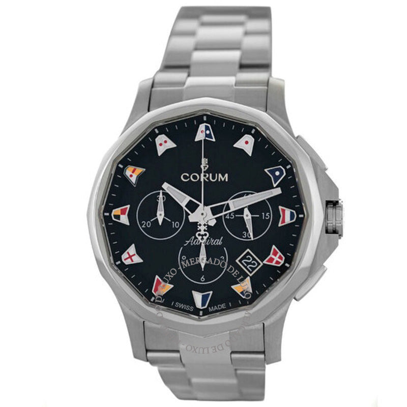 Relógio Admiral Legend Cronógrafo Automático Mostrador Preto 42 mm - Mercado de Luxo - O Maior E-Commerce de Bens, Produtos e Serviços de Luxo do Brasil.