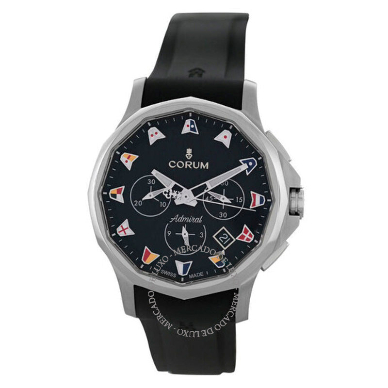 Relógio Admiral Legend Cronógrafo Automático Mostrador Preto 42 mm - Mercado de Luxo - O Maior E-Commerce de Bens, Produtos e Serviços de Luxo do Brasil.