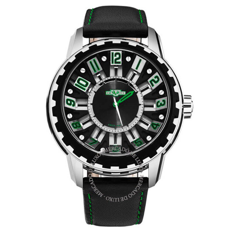 Relógio Academia Automático Mostrador Preto 49 mm - Mercado de Luxo - O Maior E-Commerce de Bens, Produtos e Serviços de Luxo do Brasil.